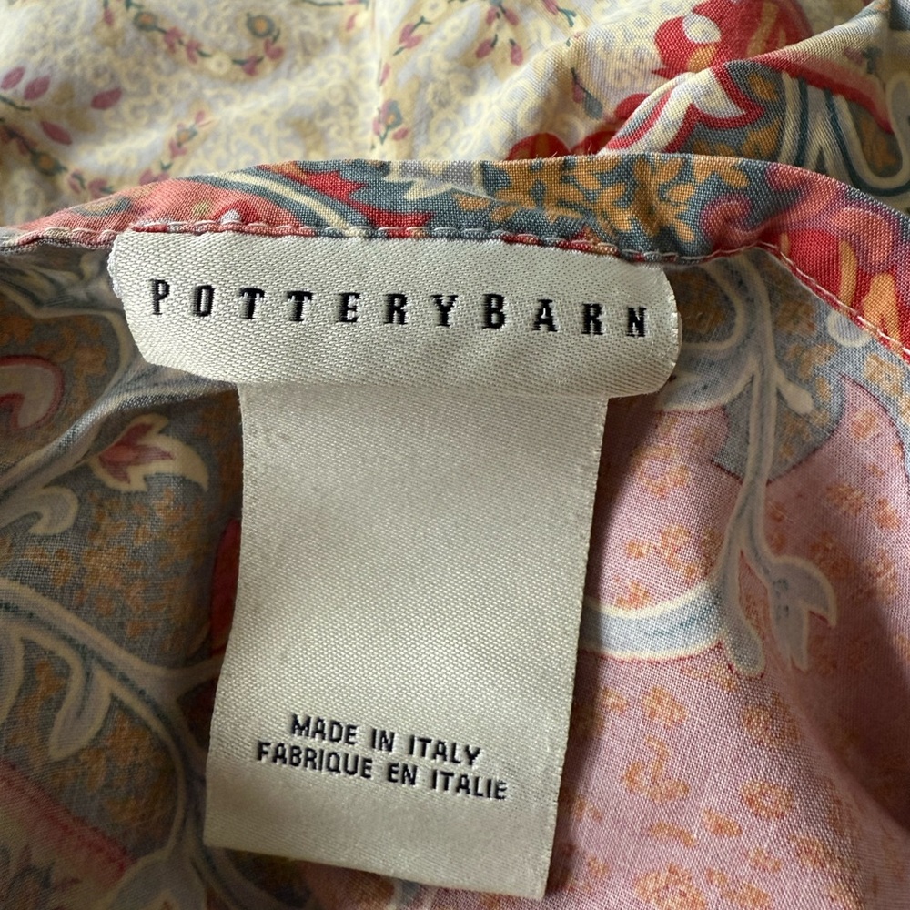 SET OF 2 Euro Shams: Pottery Barn Paisley